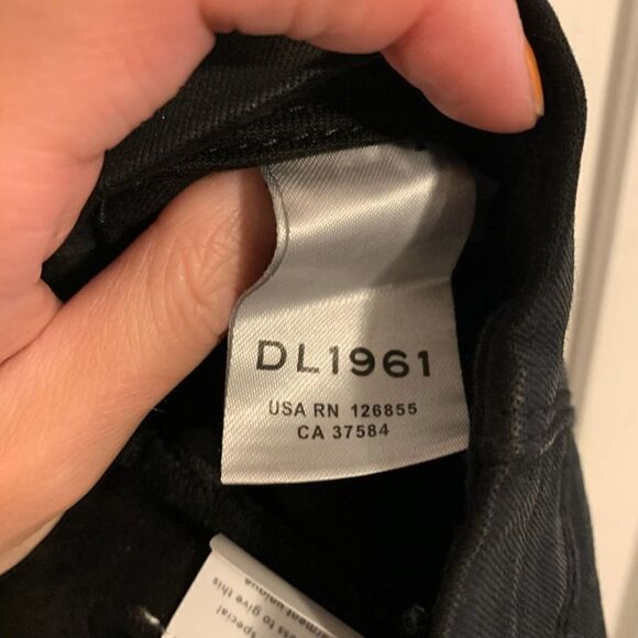 DL1961 Haven High Rise Jegging in Asphalt - Picture 12 of 15